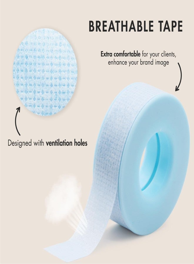 Embagol Blue Lash Tape, 0.49in x 3.9yds, Waterproof Adhesive Tape for Eyelash Extensions, Sensitive Silicone Gel, Medical Microporous, Easy Tear, Breathable, Hypoallergenic - Image 2